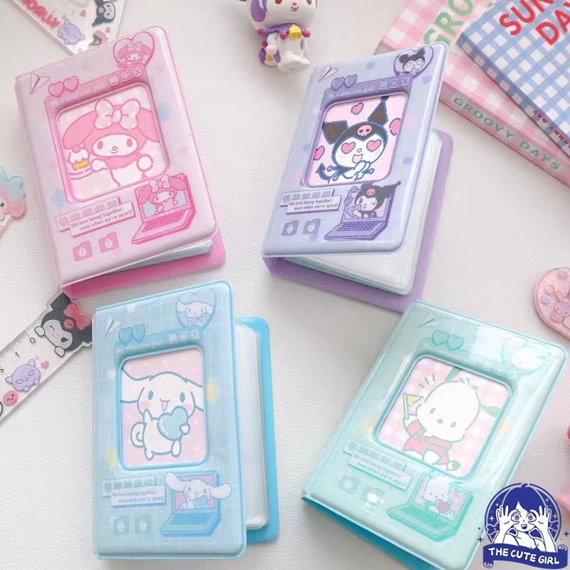 BE Album kartu Sanrio/album foto pengejaran bintang/buku penyimpanan Polaroid kartu kecil berukuran