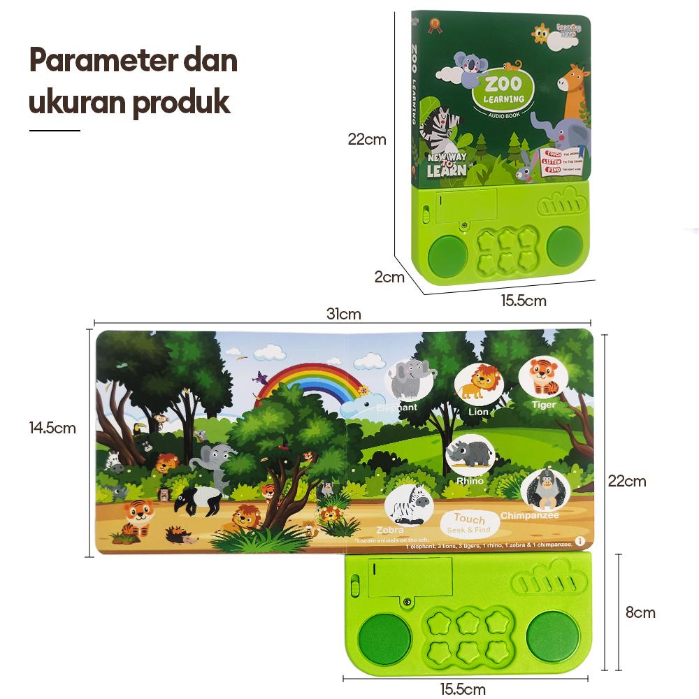 Tatajoy Buku Pendidikan Dini Buku Audio Berbicara Pendidikan Dini Mainan Ebook Edukasi Anak Buku Audio Membaca Bayi Mesin Pembelajaran Mainan Edukasi Balita Laut Hewan Books Hard Cover Annual Edition Collector's Edition Regular Edition Special Edition DDS