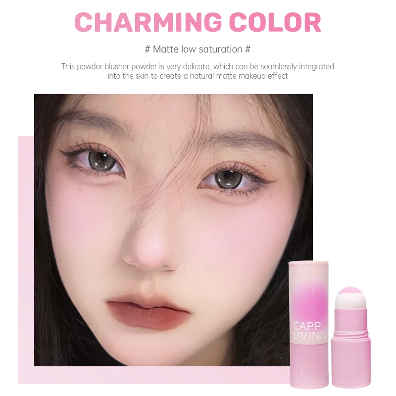 Kindlovv-Perona Pipi Perona Pipi Monokrom Warna Tunggal Siswa Tongkat Perona Pipi Perona Pipi Satura