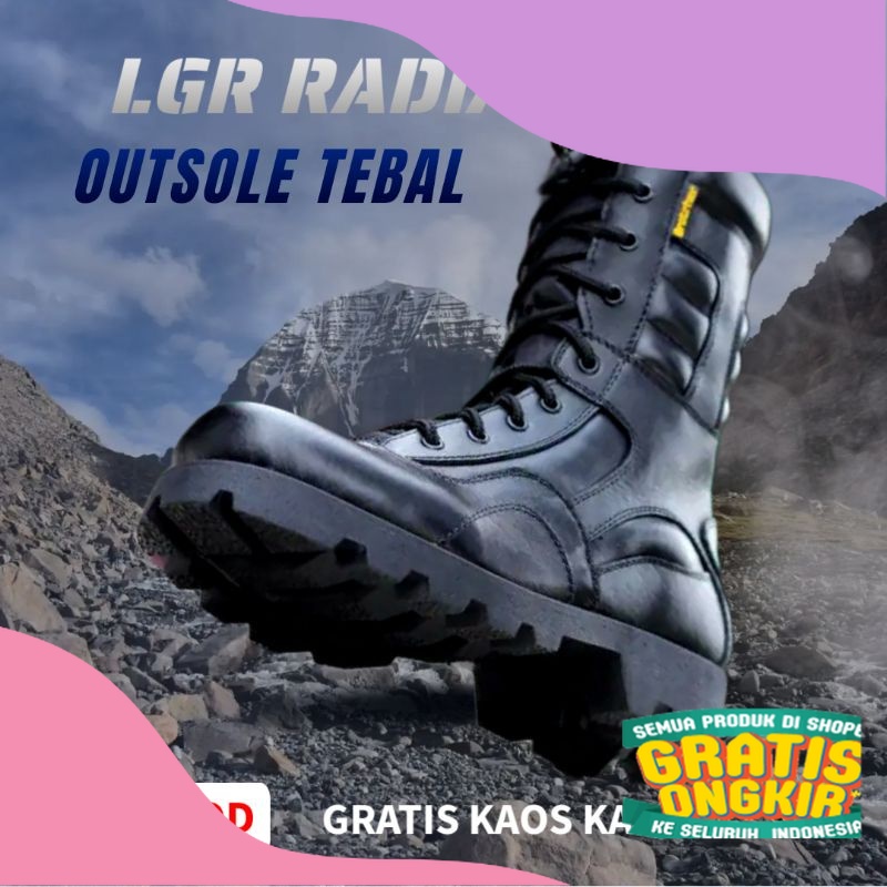 SEPATU PDL KULIT TNI POLRI MODEL BROTRHER LGR [ original ]/ pdf tni polri aparat