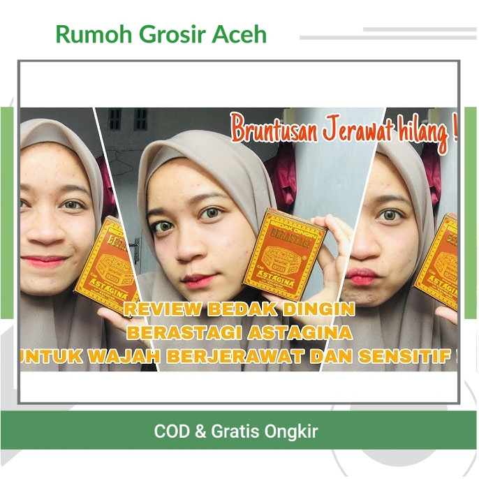 {ACEH} Bedak Dingin Berastagi Astagina | Obat Jerawat | Masker Wajah