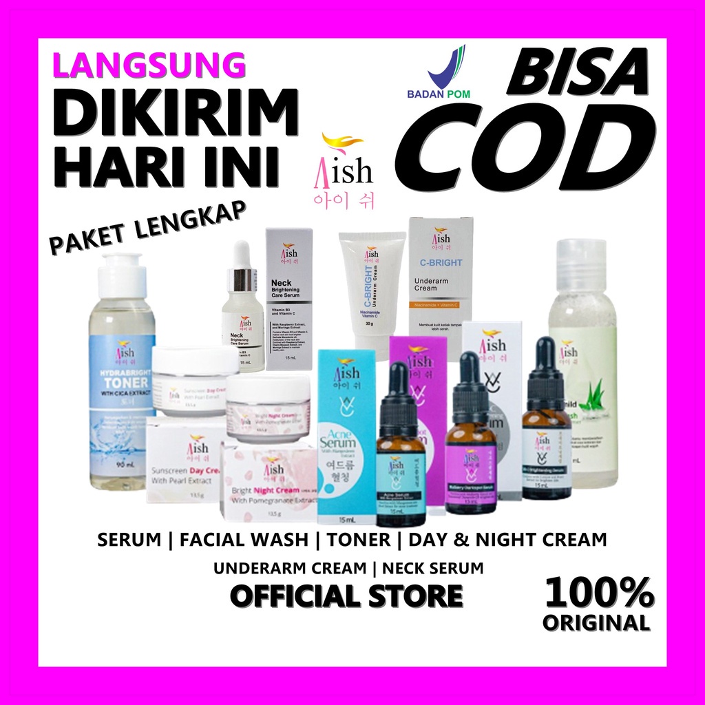 SERUM AISH KOREA | AISH SERUM ORIGINAL | SERUM AISH ORIGINAL | AISH SERUM KOREA BPOM / AISH SKINCARE