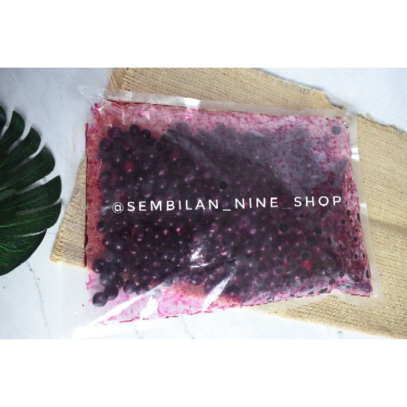 

IQF BLUEBERRY Import 1 KG Buah Beku Bentuk Utuh Frozen Fruit Bluberi Blue Berry Bluebery