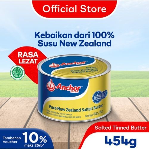 

[Big Sale] Anchor Salted Butter 454g - Mentega Asin New Zealand