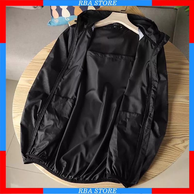 SPESIAL DISKON READY Jacket Olahraga Parasut Waterproof Outdoor Hiking Sportwear Anti UV Saku Reslet