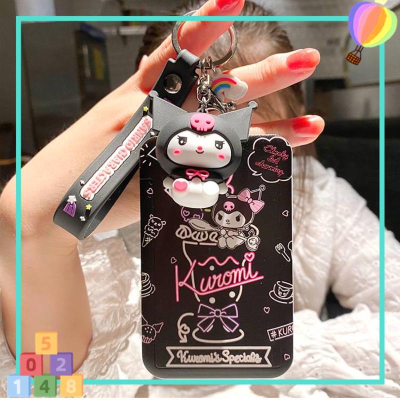 

⚡ VC-Alat Tulis ⚡ Gantungan Name Tag ID Card Lucu Tali Lanyard ID Card Holder Motif Sanrio Proteksi Holder Kartu Bus Tali Nama Tag Untuk Anak ID Card