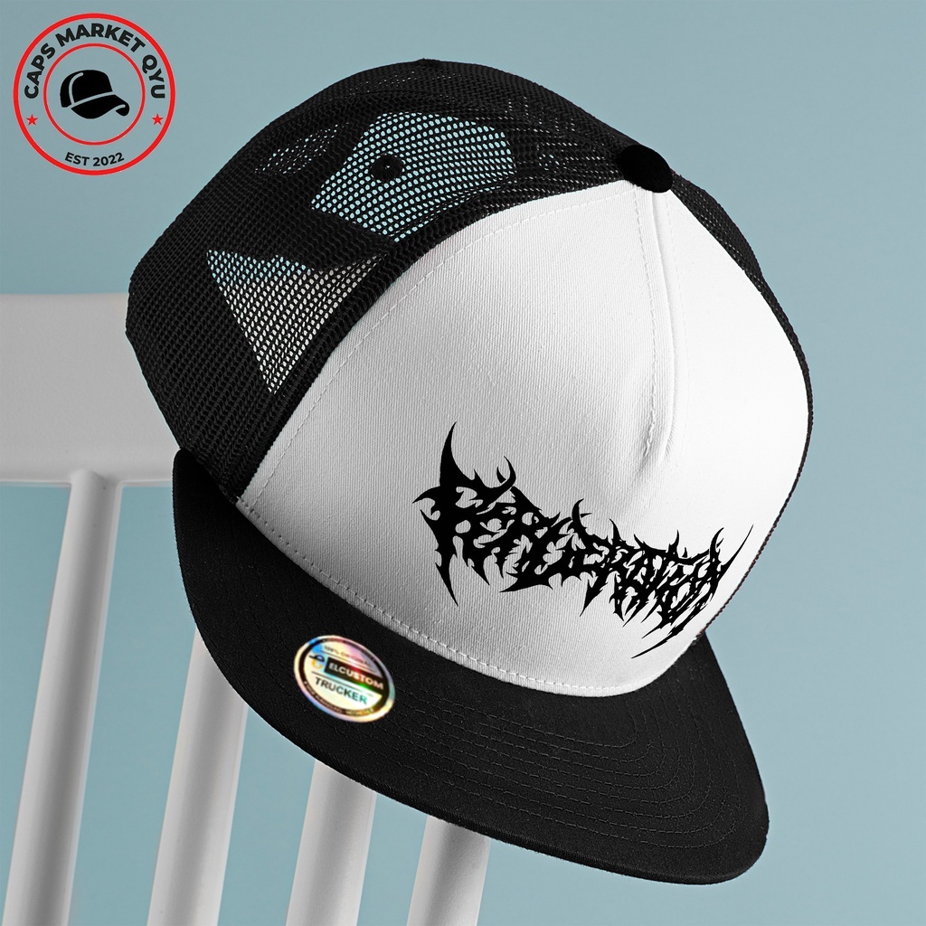 SNAPBACK PERVERATION SNAPBACK BAND TOPI METAL TOPI DISTRO TOPI JARING PRIA TOPI JARING TOPI BAND TOP