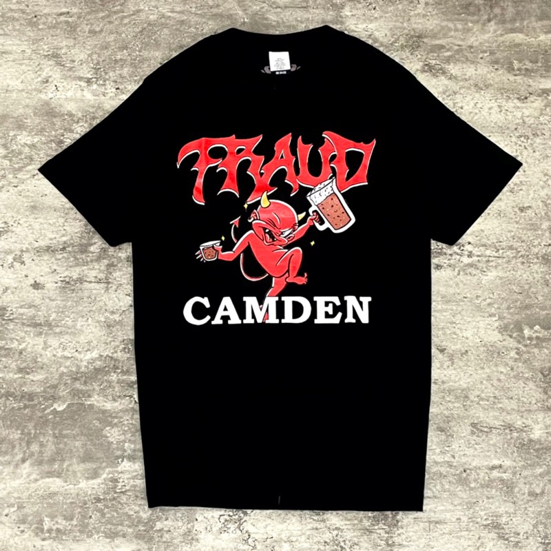 【COD】Fraud X Camden Official Tshirt - Black | Original Merch/ OKE T-Shirt