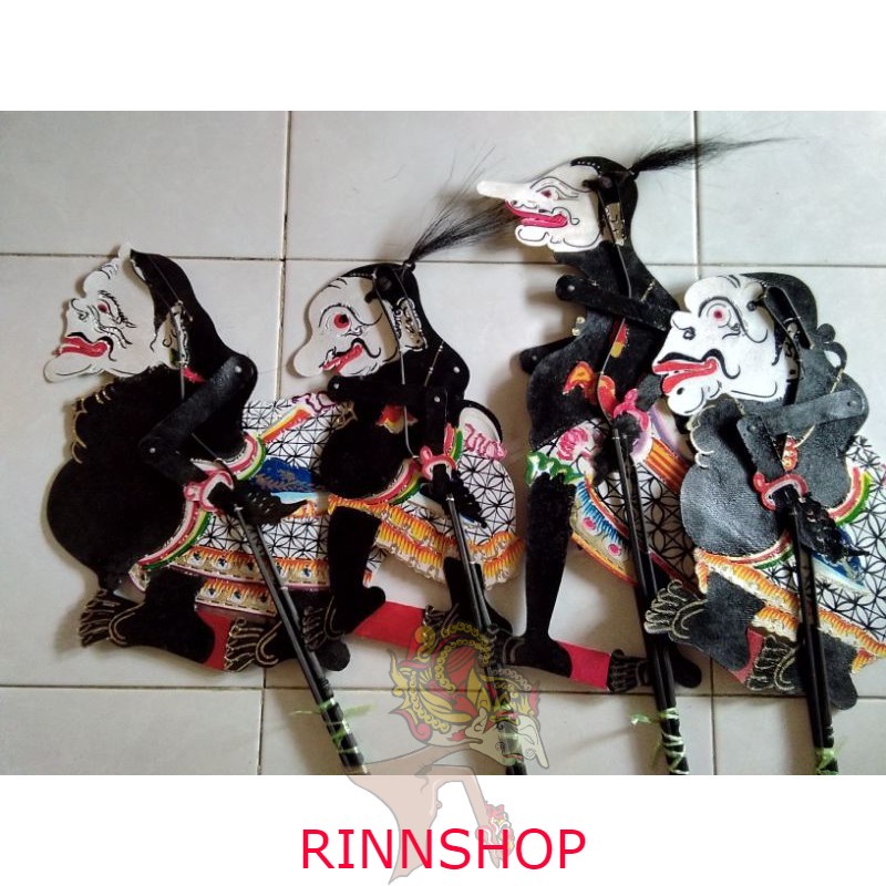 wayang kulit punokawan murah / kulit asli/ cod / wayang murah