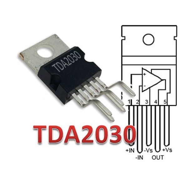 SA IC TDA2030 TDA2030A TDA 2030 A BAGUS