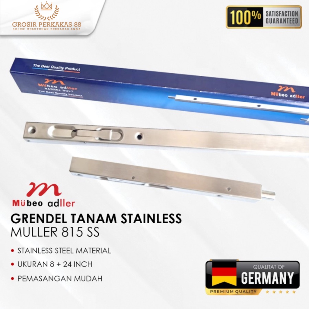 Grendel Tanam Gerendel Pintu Panjang Kupu Tarung Slot Muller 24 Inch