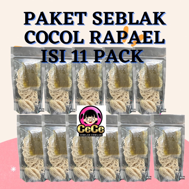 

Paket isi 11 seblak cocol rafael seblak viral seblak uleg
