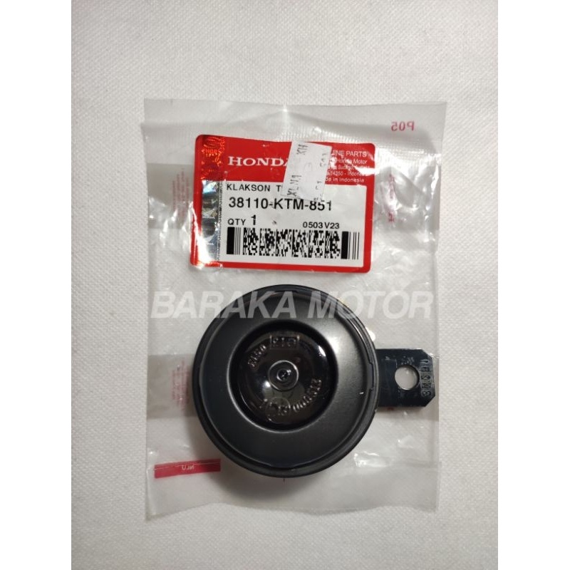 Klakson Motor (Horn Comp) Honda Supra X 125/ Revo/ Vario 110 Original AHM - 38110KTM851