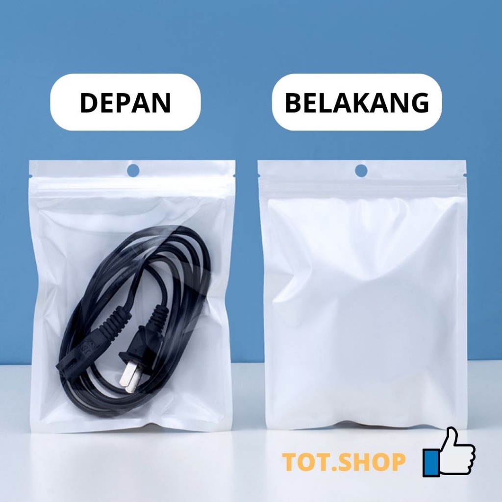 

17A. [ECER] Plastik Ziplock KLIP Putih Souvenir, Aksesories HP Grade A Plastik Klip Pearl Food Grade Plastik Susu