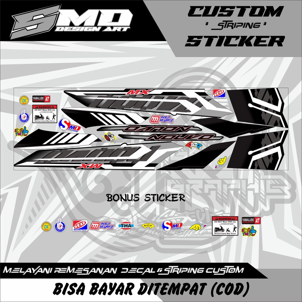 STRIPING VARIASI NOUVO Z