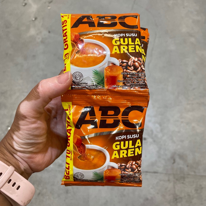 

KOPI ABC GULA AREN RENTENG 27gr ISI 10pcs Mb91