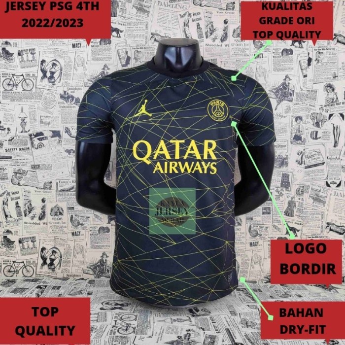 JERSEY BOLA PSG 4TH 2022 2023 GRADE ORI TOP QUALITY
