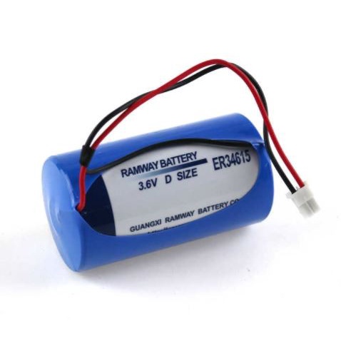 Battery Baterai Lithium Ramway PLC ER34615 3.6V D 19Ah Cable Plug