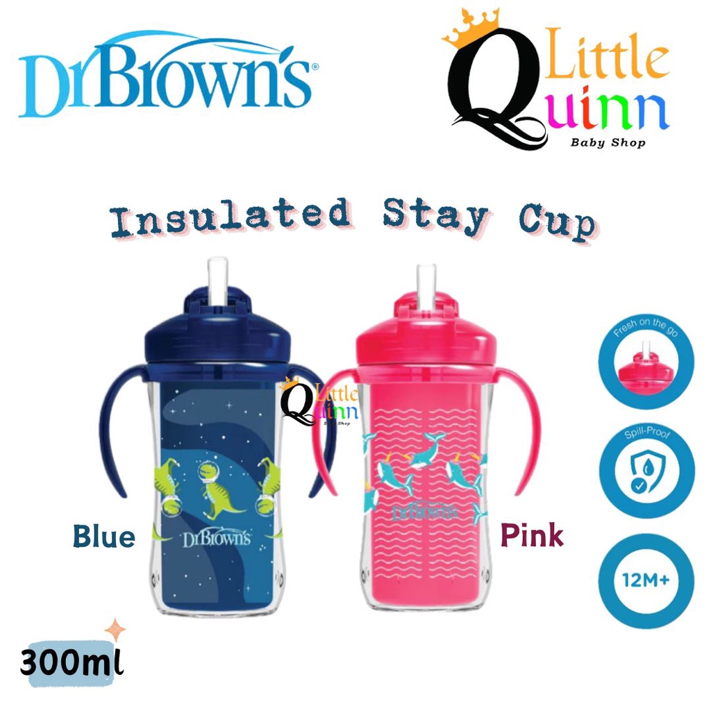 Dr Browns Insulated Straw Cup - Botol Minum Dr browns