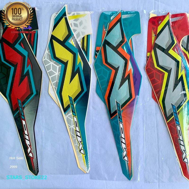 (ORI) STIKER STRIPING BODY MOTOR YAMAHA MIO M3 2023 KUALITAS ORIGINAL PABRIK