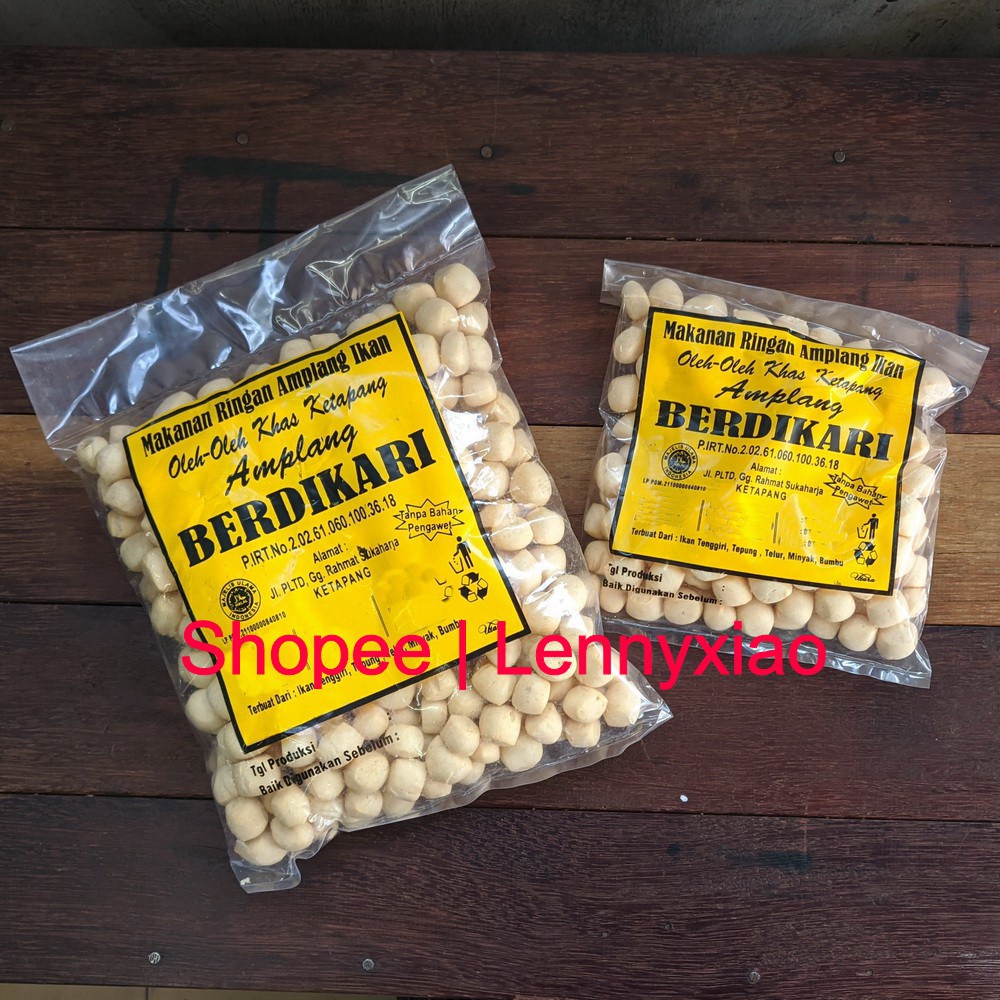 

Snack Amplang Berdikari Besar Jumbo Getas Khas Ketapang Kalimantan Barat 300 Gram