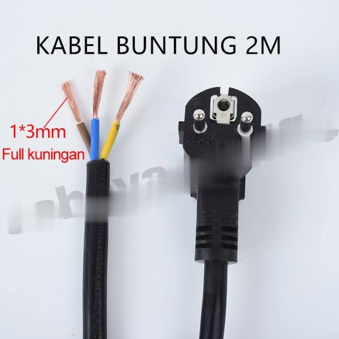 Kabel AC Buntung  Isi 3 Meter Kabel Listrik Alat Elektronik