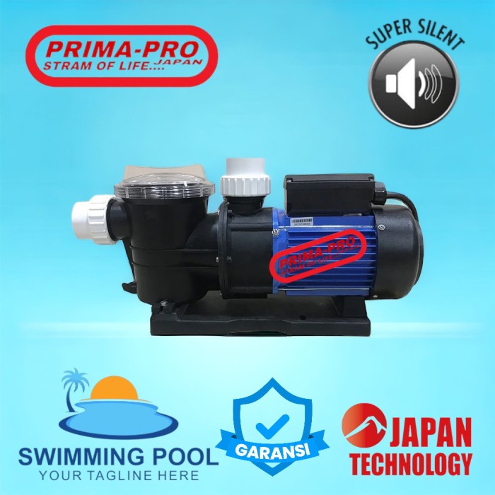 Pompa kolam renang 1hp Primapro Pompa air kolam renang 1 Hp Primapro