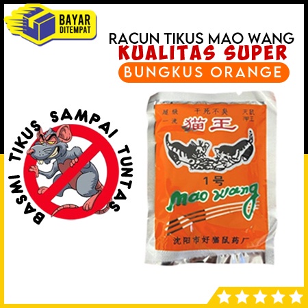 Racun Tikus Mao Wang ORANGE Obat Tikus Maowang