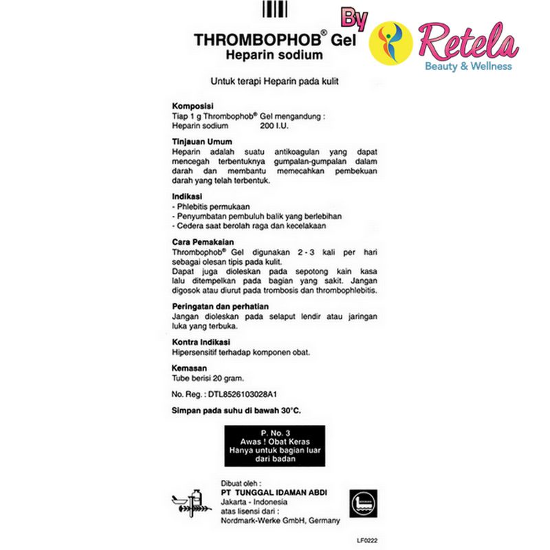 THROMBOPHOB GEL 20GR