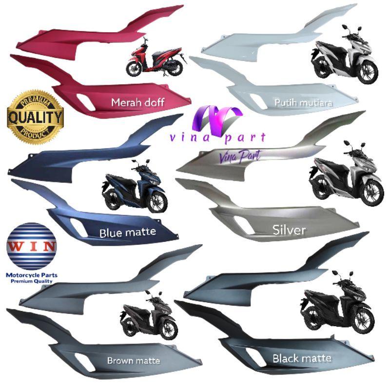 cover under side dek sirip samping bawah vario 125 150 new 2018 - 2022 k59j k60 putih silver hitam c