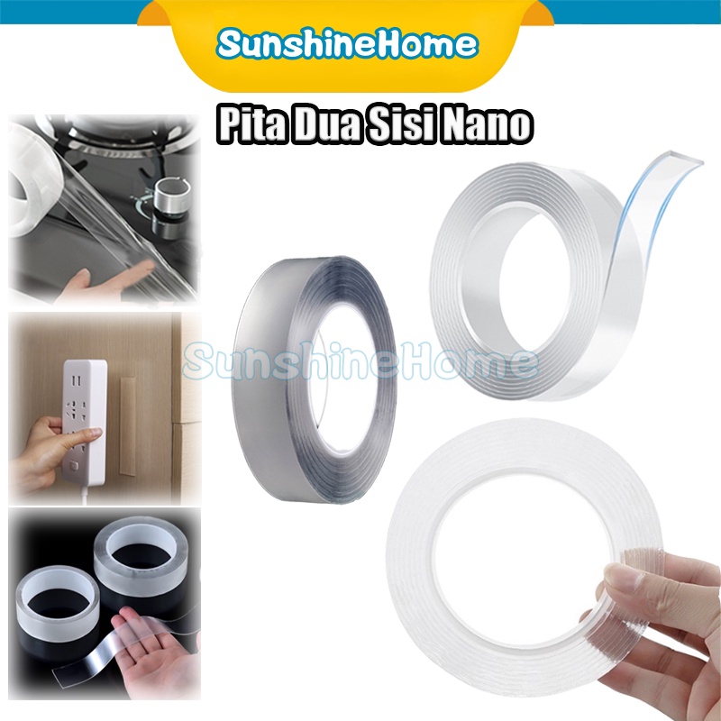 

Pita Nano Tahan Air Pita Dua Sisi Transparan/Pita Isolasi Nano Pita Sisi Ganda Transparan Isolasi Super/Nano Double Tape Transparan Serbaguna