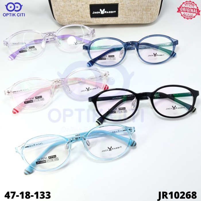 Frame Kacamata Anak-Anak Jack Rabbit JR 10268 Lentur Ringan Original