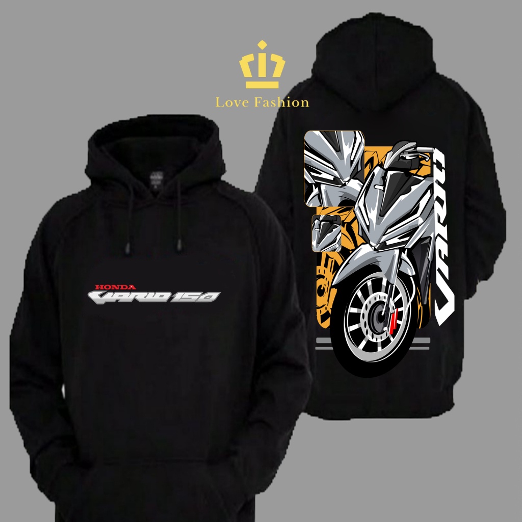 Sweater Hoodie Distro Motor Honda Vario 150 Sporty RIders Premium Terbaru