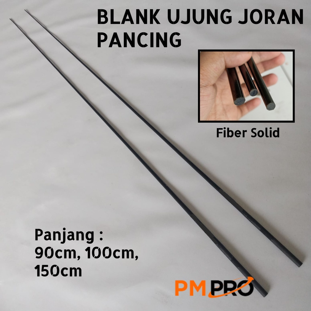 Blank Ujung Buat Bahan Custom Atasan Joran Cendani Fiber Solid Strike Hard 90 100 120 150 Cm Ujung S