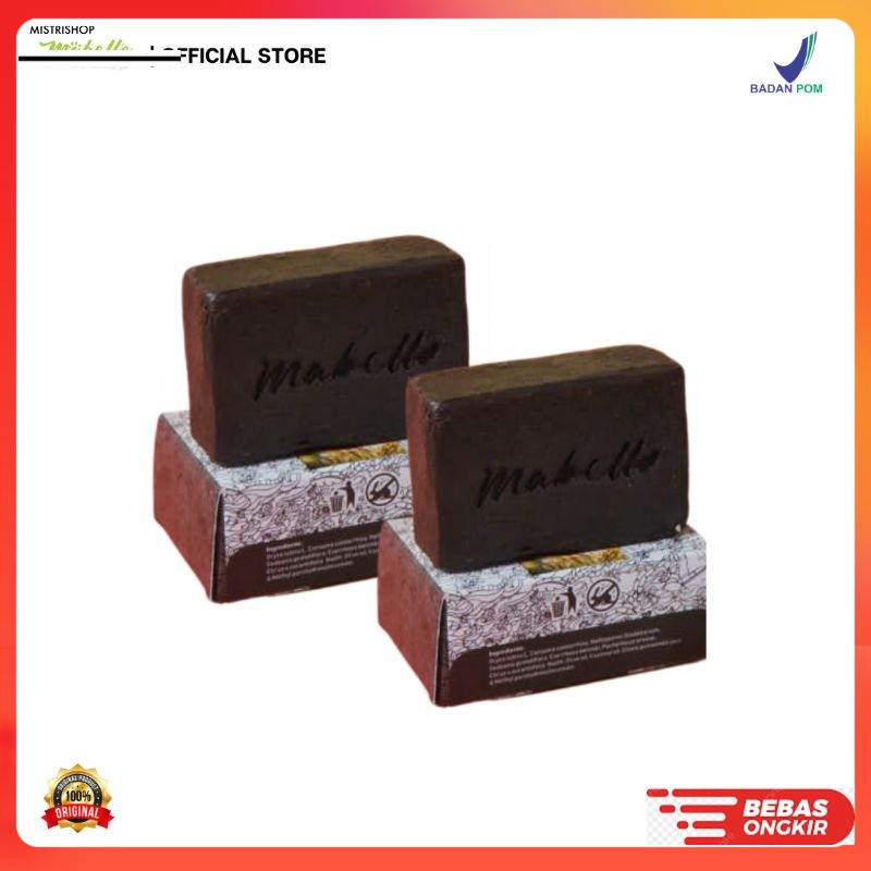 MABELLO sabun beras hitam ORIGINAL / sabun bedda lotong/Sabun Jerawat /Handmade Soap/ sabun pengganti lulur