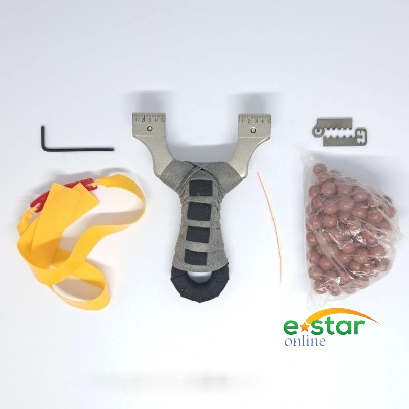 ESTAR Ketapel Ikan Burung Slingshoot 1 Set Komplit Akurasi Maksimal Olahraga