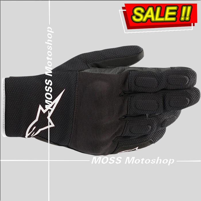 SARUNG TANGAN ALPINESTAR S MAX DRYSTAR GLOVES BLACK WHITE ORIGINAL