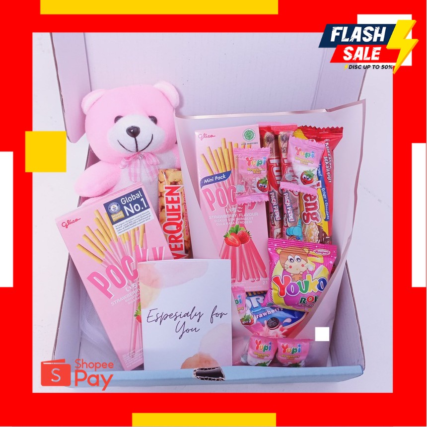 

12.12 SALE |Kado Ulang Tahun Cewek Gift Box Birthday Hampers Snack Hadiah Ulang Tahun Pacar