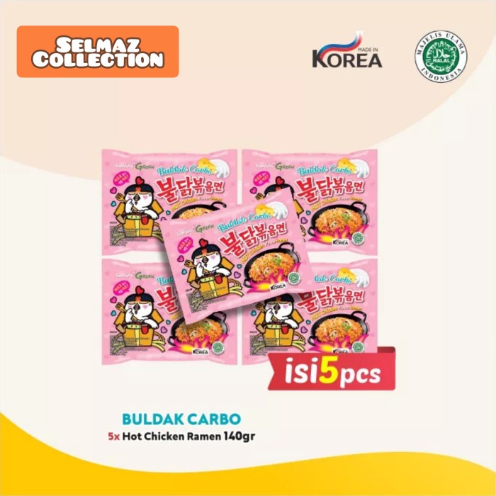 

samyang 5 in 1 Samyang Isi 5 Extreme Cheese Carbonara Jjajang - Jjajang