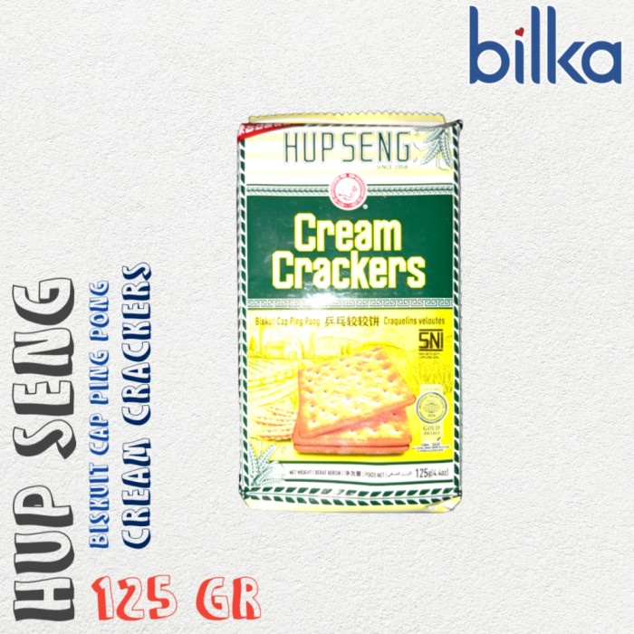 

HUP SENG Cream Crackers 125gr