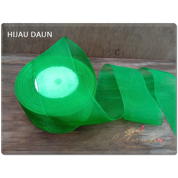 

GPITA-132 : Pita Organdi Polos 5 cm seri Lebaran +- 50 yard - Kuning