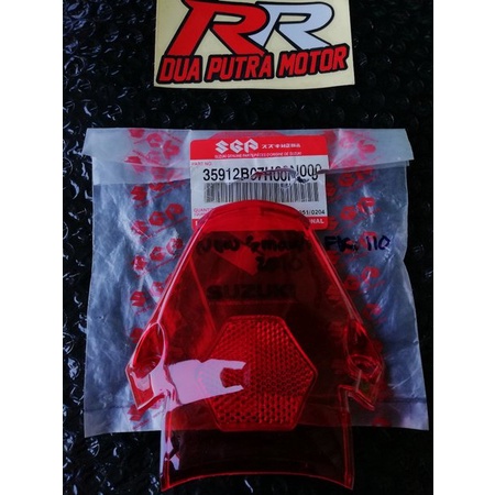lens mika stop lamp stoplamp rem merah taillight thail light lampu belakang original suzuki smash sm