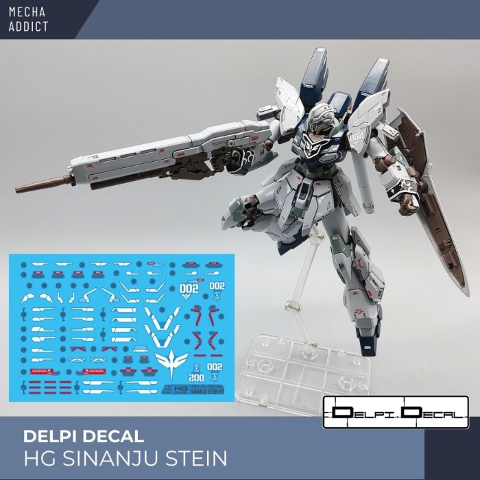 Water Slide Decal HG Sinanju Stein by DELPI