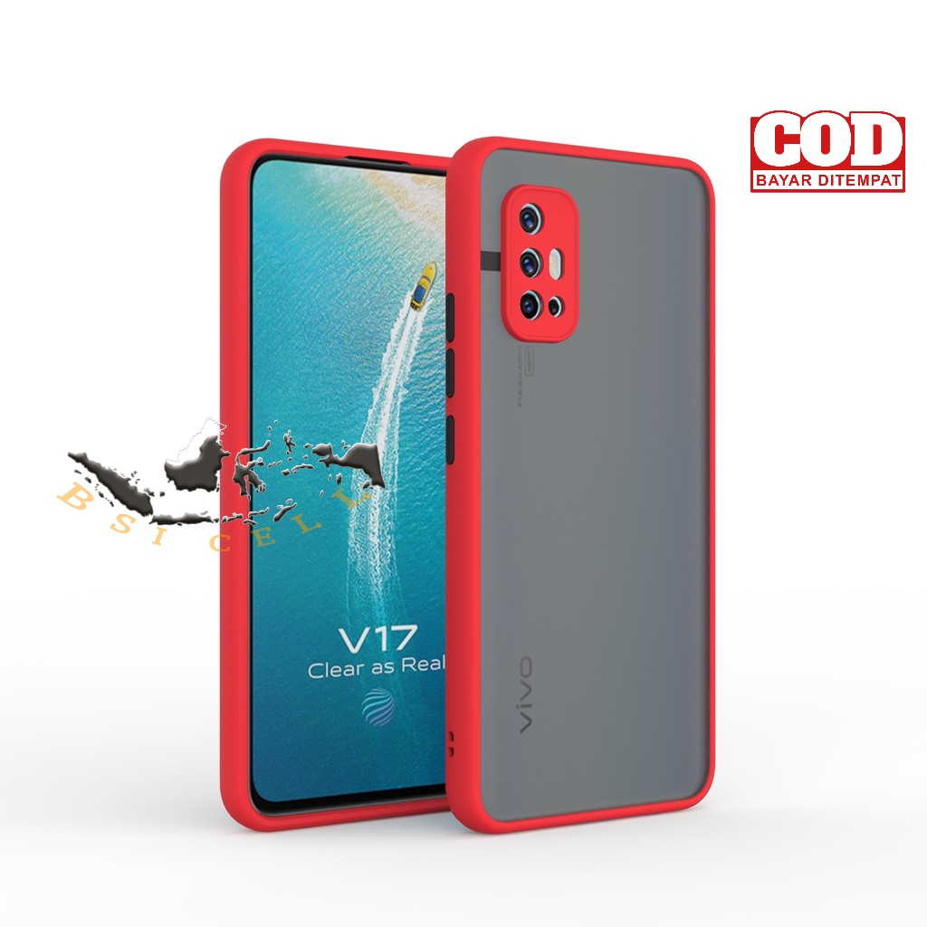 Case Vivo V19 Vivo 1919 Softcase Transculent Matte Case Casing Vivo