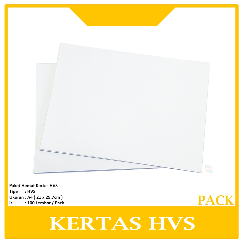 

Kertas HVS A4 Warna Putih 100 Lembar - Paket Hemat