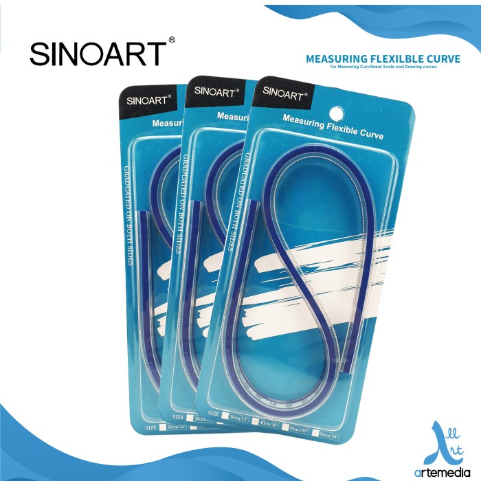 

Penggaris Sinoart Measuring Flexible Curve Ruler