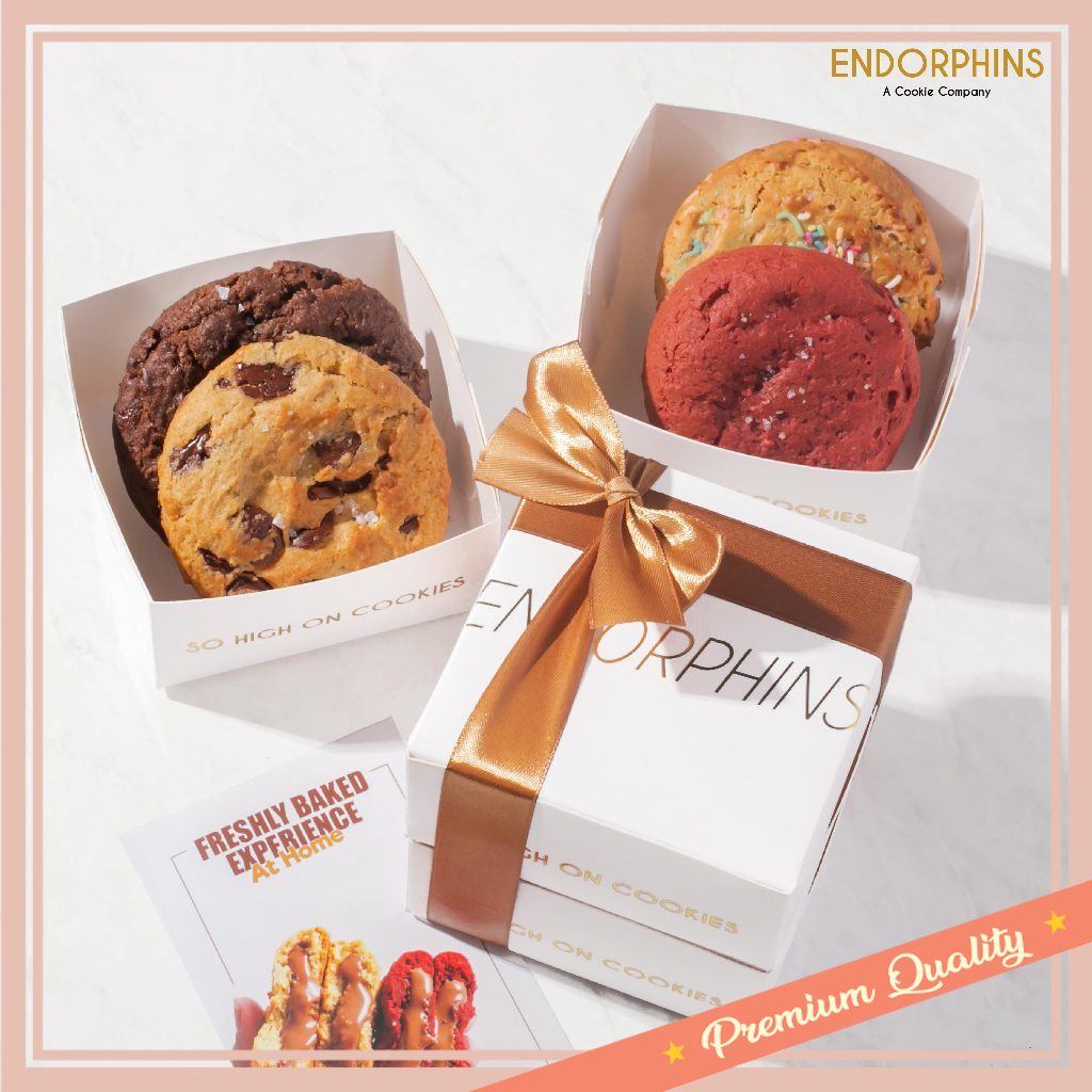 

Hampers Natal Unik Lucu Murah Kado Merry Christmas Tahun Baru / Endorphins' Hampers Package - Box of 4 Cookies
