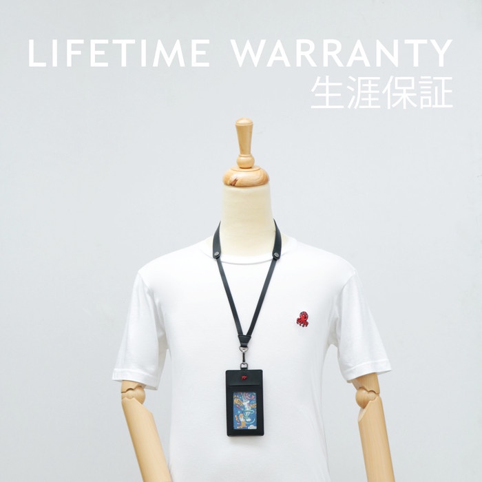 

BEST SELLER- TFG Name Tag Lanyard Kartu Nama 201 Black Lifetime Warranty - 201