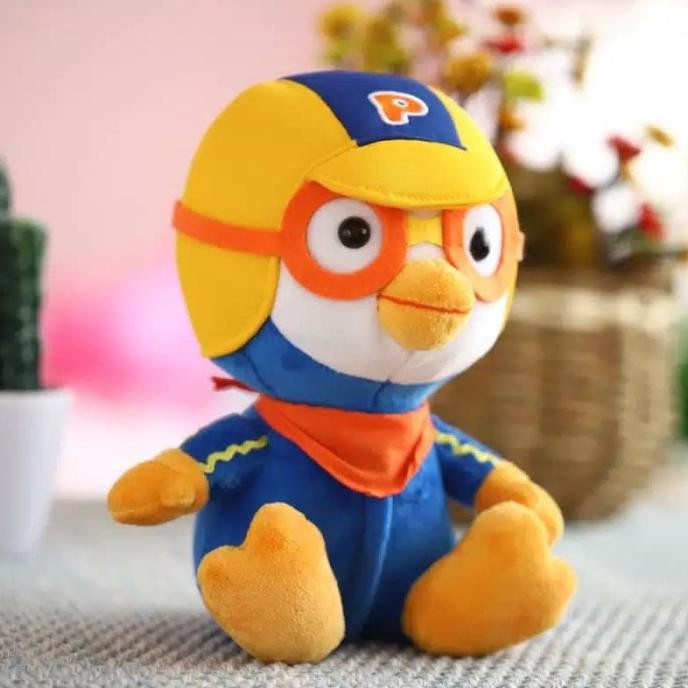 READY BONEKA PORORO ORIGINAL 20CM IMPORT ASLI PORORO KARTUN KOREA