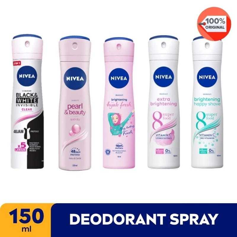 NIVEA Women Deodorant Spray 150ML | NIVEA MEN Deodorant Spray 150ML | Nivea Men Deodorant
